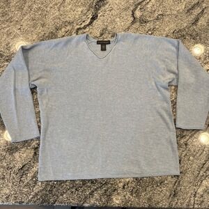 Banana Republic Sky Blue Cotton Sweater‎ Top size XL Great Shape #670